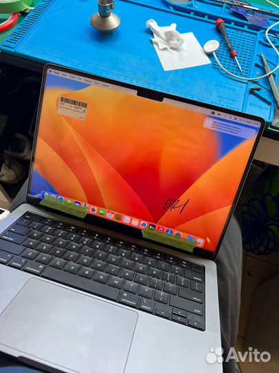 Ремонт матрицы на macbook