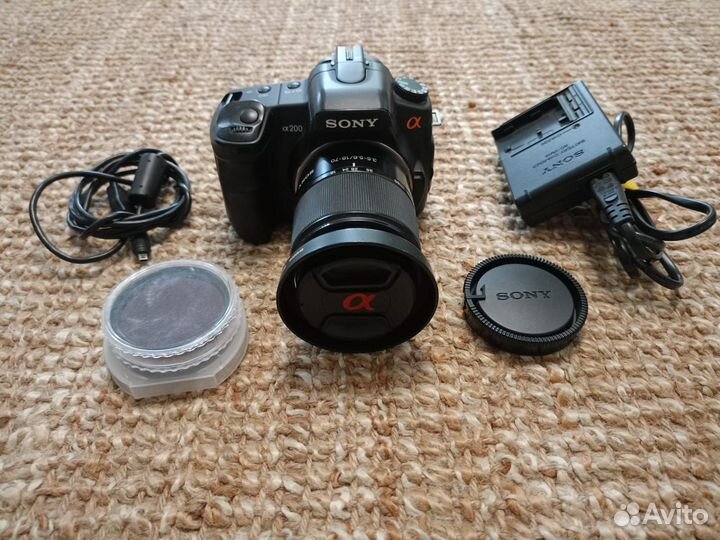 Фотоаппарат sony alfa 200