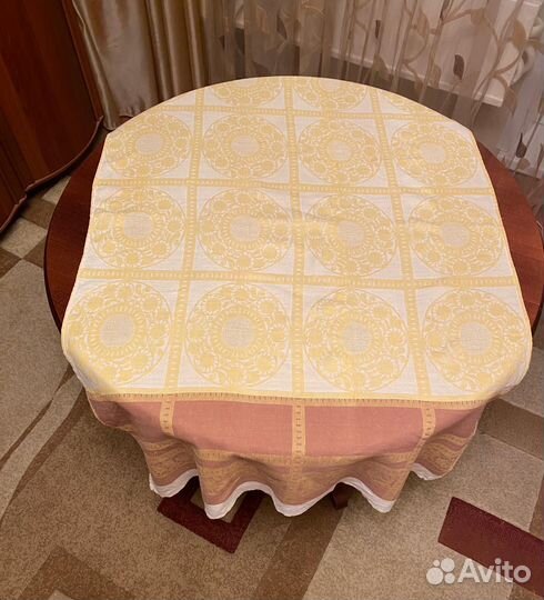 Скатерть дорожка льняная СССР