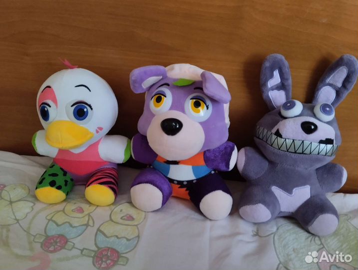 Мягкие игрушки fnaf huggy wuggy hello kitty