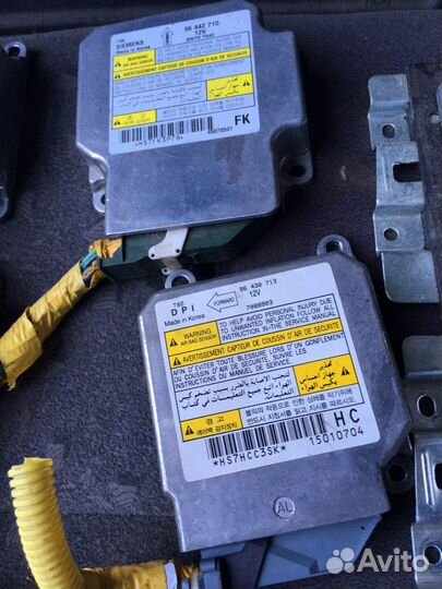 Блок управления подушками безопасности chevrolet