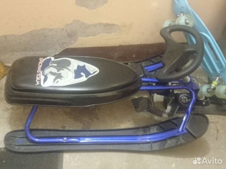 Детский снегокат бу