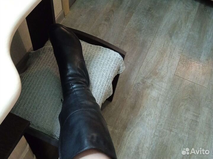 Сапоги женские зимние нат. Кожа нат мех 36 р
