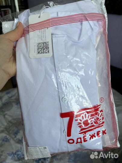 Блузка белая для девочки 164 см