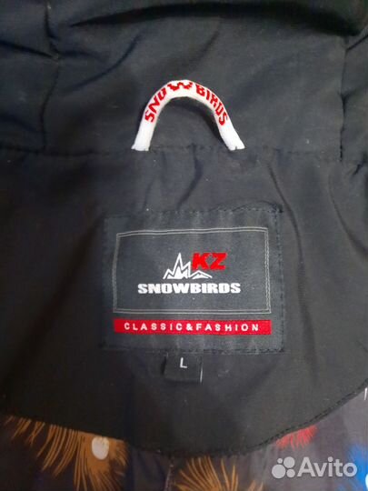 Б/у Куртка женская SnowBird L размер с нашивкой
