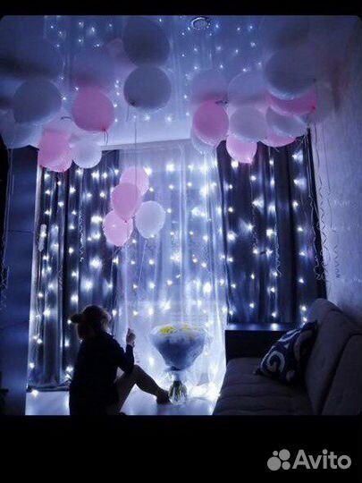 Гирлянда штора