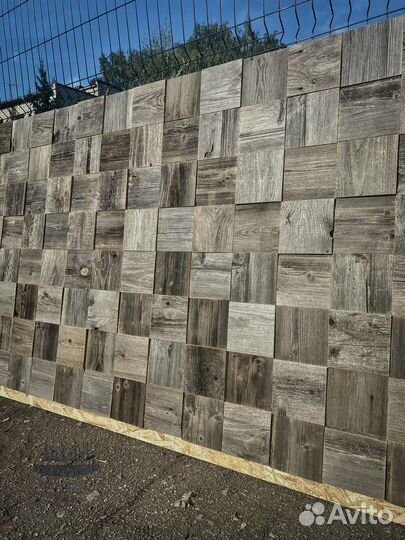 Панно из амбарной доски 3D