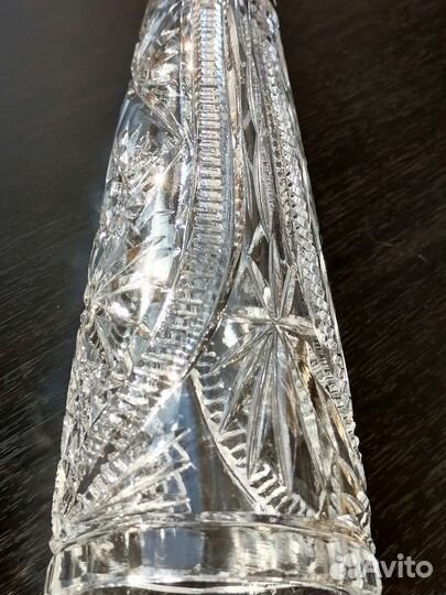 Рог хрустальный времен СССР 32 см
