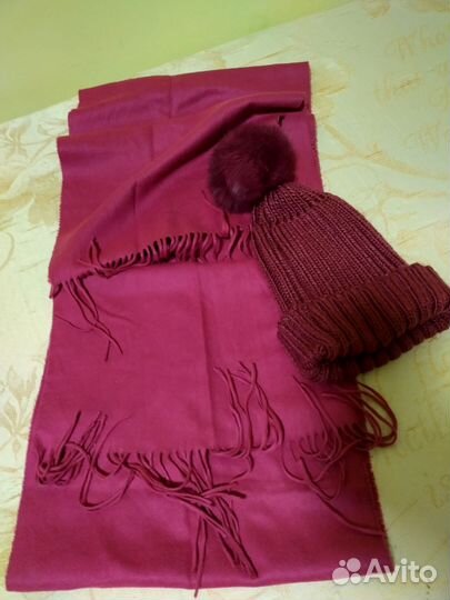 Комплект шапка и шарф Италия