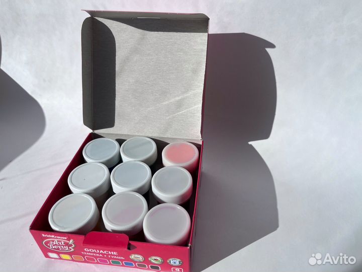 Гуашь erich krause 9 цветов