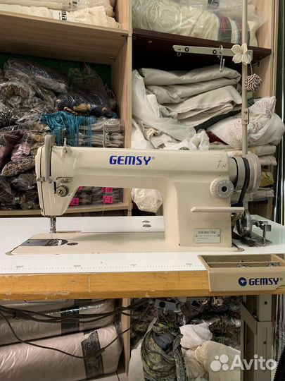 Швейная машина прямострочка Gemsy промышленная