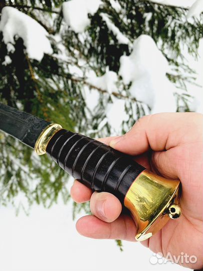 Нож Казачий Пластунский Дамаск