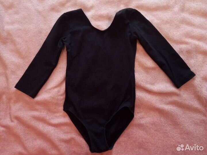 Купальник гимнастический с лосинами +балетки