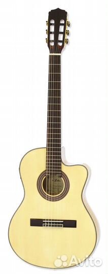 Электроакустическая классическая гитара Aria A-48C