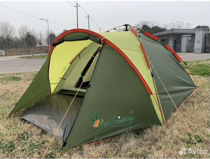 Палатка туристическая 3 местная автоматическая