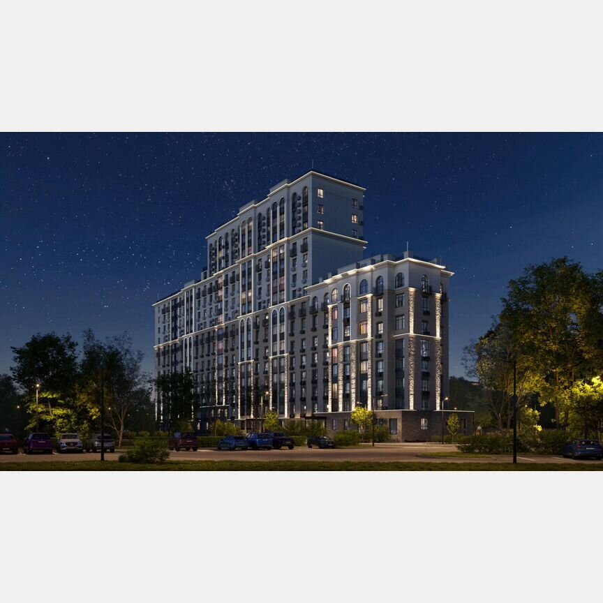 2-к. квартира, 69,4 м², 2/15 эт.