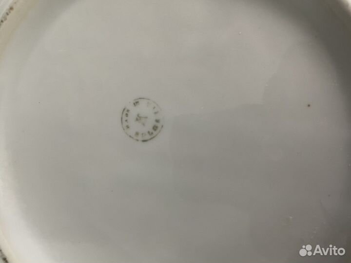 Фарфоровая супница СССР