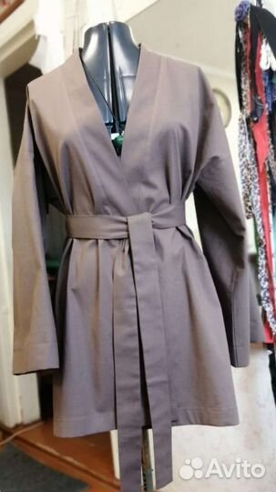 Льняное кимоно со штанами