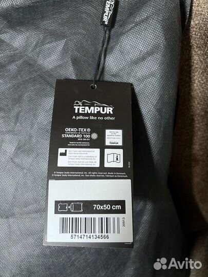 Подушка Tempur comfort Новая