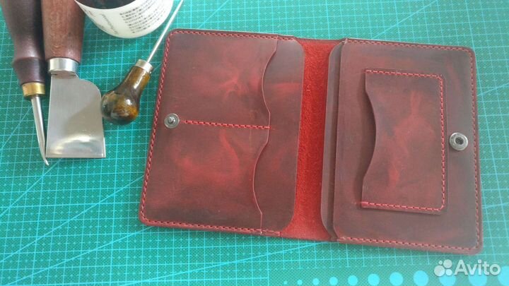 Обложка для документов, докхолдер натуральная кожа