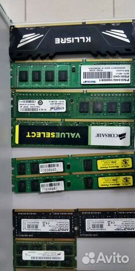 Оперативная память DDR3 4Гб, гарантия месяц