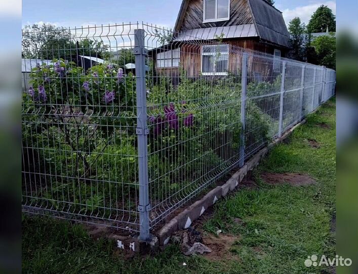 Забор из 3д сетки