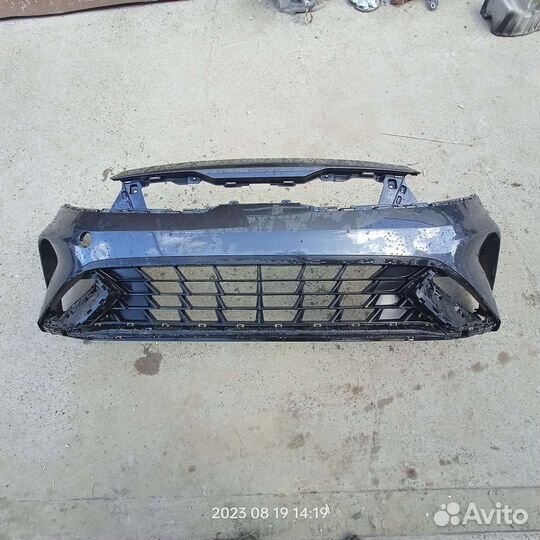 Передний бампер kia cerato 4 рестайлинг