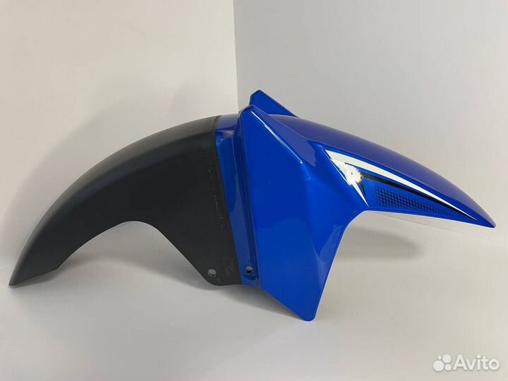 Крыло мопед пластик Синее Motoland