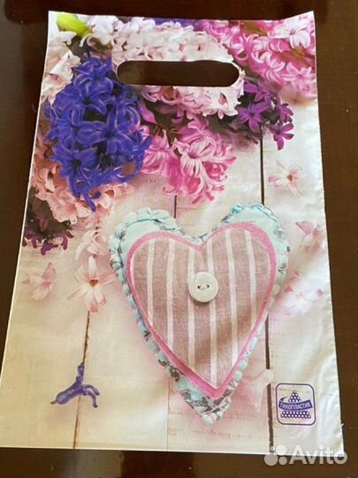 Пакеты подарочные 100 шт/уп 300*200*0.030 Гиацинты