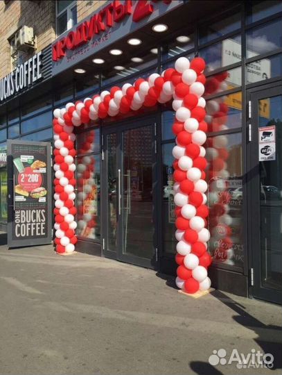 Арка из шаров. Шарики на открытие. Санкт-Петербург