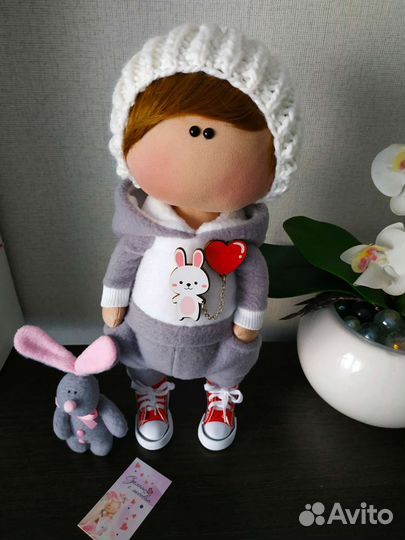 Кукла ручной работы мальчик