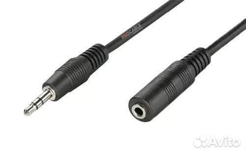 Кабель-удлинитель аудио Jack 3.5 (m) -Jack 3.5 (f)