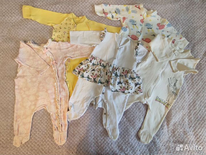 Вещи пакетом для девочки до года