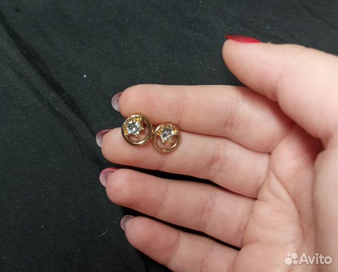 Серьги гвоздики в ассортименте