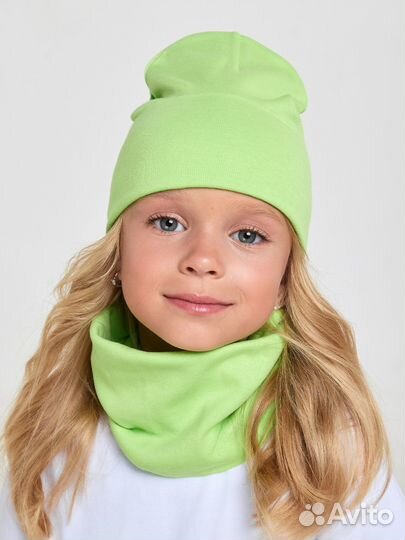 Шапка и снуд детский