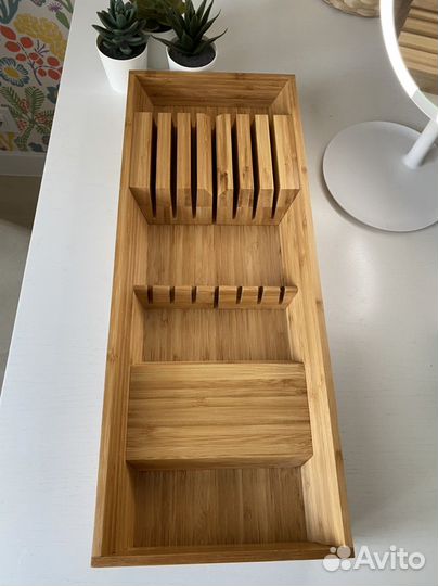 Подставка под ножи IKEA варьера бамбук