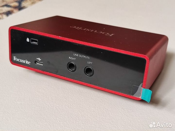 Звуковая карта Focusrite scarlett solo 3rd gen