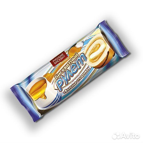 Опт - Рулет Русский Бисквит с начинкой Варёная с