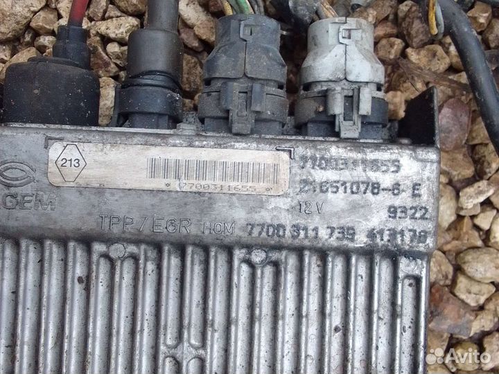 Эбу проводка двигателя Рено Мастер 2.5