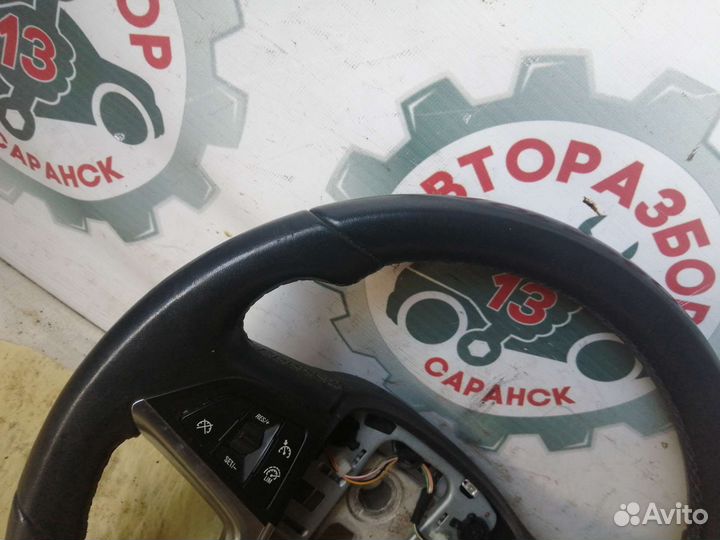 Кожаный руль мультируль Opel Astra J