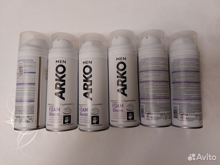 Пена для бритья Arko MEN Sensitive, 400 мл