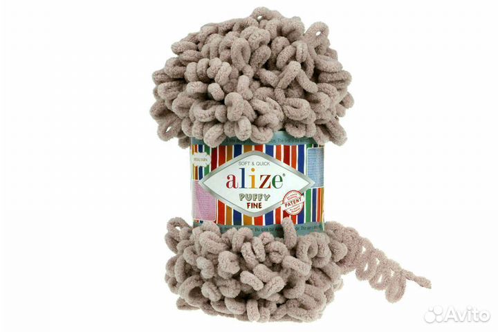 Пряжа Ализе Пуффи Файн (Alize Puffy Fine)