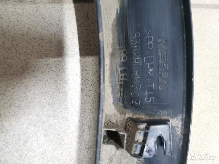 Накладка крыла Nissan Qashqai J11 2013 задн. лев