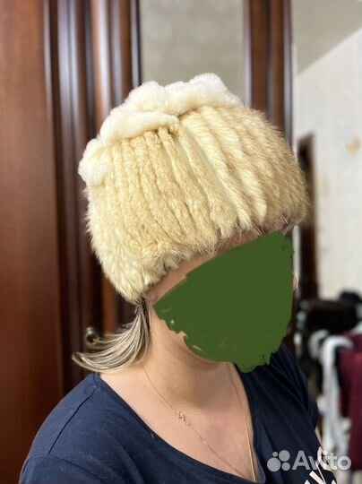 Шапка норковая женская
