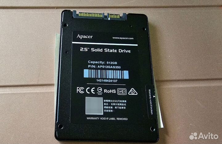 SSD Apacer Panter 512 Gb 2,5