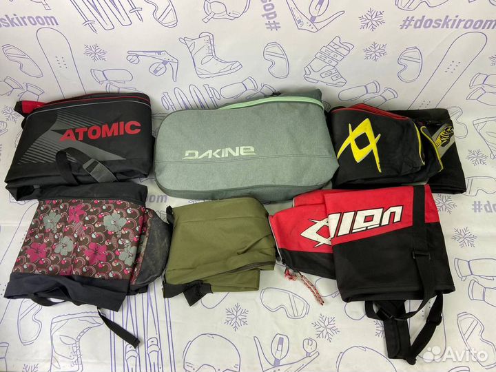 Чехлы для сноубордов лыж и ботинок