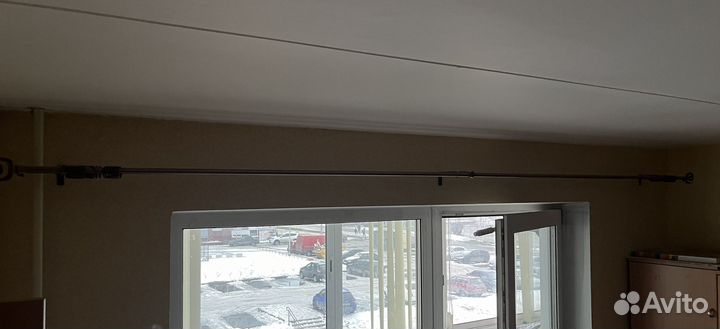 Карниз для штор металлический двухрядный 3 метра