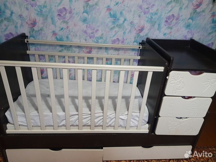 Детская кроватка трансформер бу