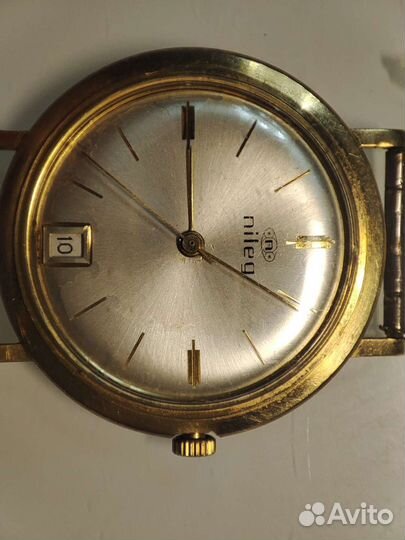 Мужские Швейцарские золотые часы