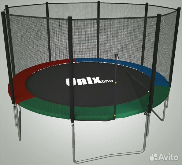 Батут unix line симпел 10 футов Color